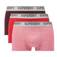 X3 Boxers Rouge/Rose/Violet Homme Superdry Trunk