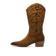 Santiags Hautes Camel Femme Xti 144308 pas cher