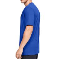 T-shirt Bleu Roi Homme Under Armour Left Chest vue 2