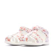 Sandales Blanc/Rose Fille Lulu Castagnette Lorya vue 6