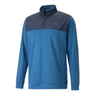 Pull de Golf Bleu/Marine Homme Puma Colblck pas cher