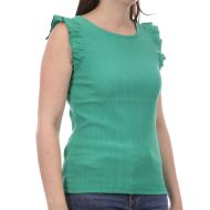 Top Vert Femme Vero Moda Elisa pas cher