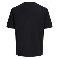 T-Shirt Noir Homme Jack & Jones Frederiksberg vue 2