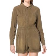 Combishort Kaki Femme Superdry Playsuit