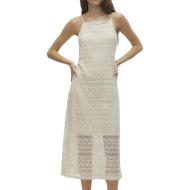 Robe Beige Femme Vero Moda Singlet Calf