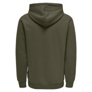 Sweat à Capuche Marron Homme Only & Sons Ceres vue 3