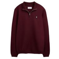 Pull 1/4 Zip Bordeaux Homme Teddy Smith Marty 2 pas cher