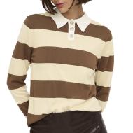 Polo amarillo/marrón para mujer JDY Melany