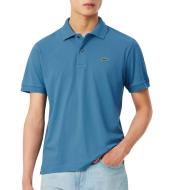 Polo Bleu Clair Homme Lacoste Slim Fit Petit pas cher