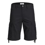 Bermuda Noir Homme Jack & Jones Cargo pas cher