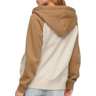 Sweat Zippé Beige/Marron Femme Superdry Essential Baseball vue 2