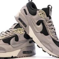 Baskets Grises/Noires Femme Nike Air Max 90 vue 7