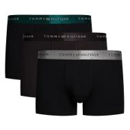 Lot de 3 Boxers Noir Homme Tommy Hilfiger Metallic pas cher