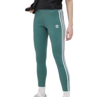 Legging Vert Femme Adidas 3 Stripes Tight pas cher