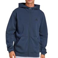 Sweat Zippe Marine Homme Adidas D4t Full-zip pas cher