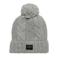 Bonnet Gris Femme Superdry Cable Knit Beanie