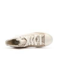 Baskets Beiges Femme Converse Chuck Taylor All Star Lift vue 4