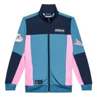 Veste de survêtement Bleu/Rose Garçon Adidas HK9784 pas cher
