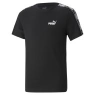 T-shirt Noir Garçon Puma Tape pas cher
