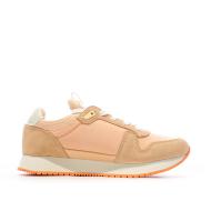 Baskets Orange/Beige Femme Calvin Klein Jeans Runner Sock vue 2