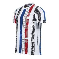 T-shirt Blanc/Bleu Homme Puma Bmw Mms pas cher