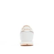 Baskets Blanche/Rose Fille Reebok Classic Leather vue 3