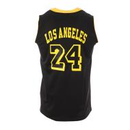 Los Angeles Maillot de basket Noir sport zone vue 2