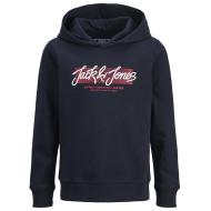 Sudadera con capucha azul marino para niño de Jack & Jones Hurban barato