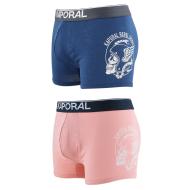 X2 Boxers Bleu/Rose Homme Kaporal Tonye vue 3