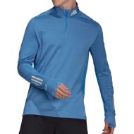 Sweat De Running Bleu Homme Adidas Warm pas cher
