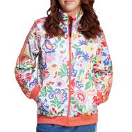 Veste Imprimé Rouge/Blanc Femme Adidas Firebird pas cher