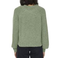 Pull Kaki Femme JDY Button vue 2