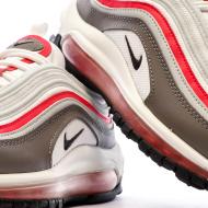 Baskets Blanches/Grises/Rouges Garçon Nike Air Max 97 Bg vue 7