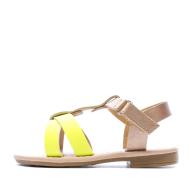 Sandales Jaune/Rose Gold Fille Beppi