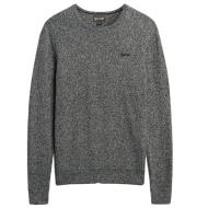 Pull Gris Chiné Homme Superdry Essential Slim Fit Jumper vue 2