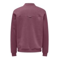 Sweat 1/2 Bordeaux Homme Only & Sons Abbott vue 2