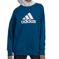Sweat Bleu Femme Adidas Fi Bos Crew pas cher