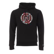 Sweat à capuche Noir Homme Tommy Jeans Circular Graphic pas cher