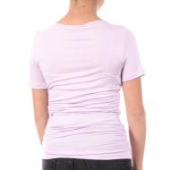T-Shirt Mauve Femme Vero Moda Saanvi vue 2