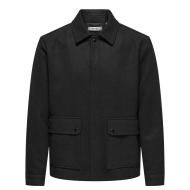 Veste Noir Homme Only & Sons Ponnor