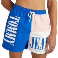 Short de bain Bleu/Rose Homme Tommy Hilfiger Drawstring
