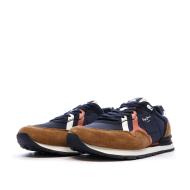 Baskets Marine/Marron Femme Pepe jeans Brit Mixt vue 6