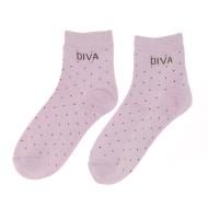 Stella Green DIVA Women’s Pink Glitter Socks