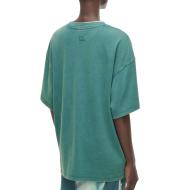 T-Shirt Vert/Bleu Femme Rouge Edit Rousophia vue 2
