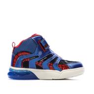Baskets Bleu/Rouges Garçon Geox Grayjay vue 2