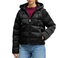 Doudoune Noire Femme Calvin Klein Jeans Satin pas cher
