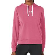 Sweat à Capuche Rose Femme Under Armour Rival Terry pas cher