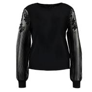 Pull Noir Femme Only Carmakoma Viktoria vue 2