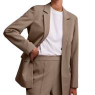 Blazer Marron Femme Pieces Pcbozzy pas cher