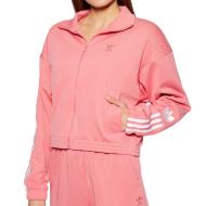 Veste de survêtement Rose Femme Adidas Tracktop pas cher